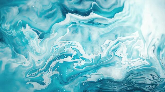 Blue Abstract Art Print