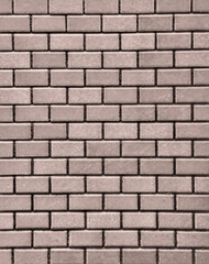 Obraz premium Vintage Brick Wall Showcasing Subtle Cracks And Faded Weather Marks