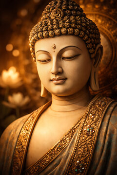 Siddharth Gautam Buddha portrait for Buddha Jayanti,Vesak / Vesak Day,Buddha Poornima/ Purnima,Buddha Janmotsav,Buddha Birth Anniversary, Vesak Poya, Vaishakhi pournima, Photo frame, Wallpaper