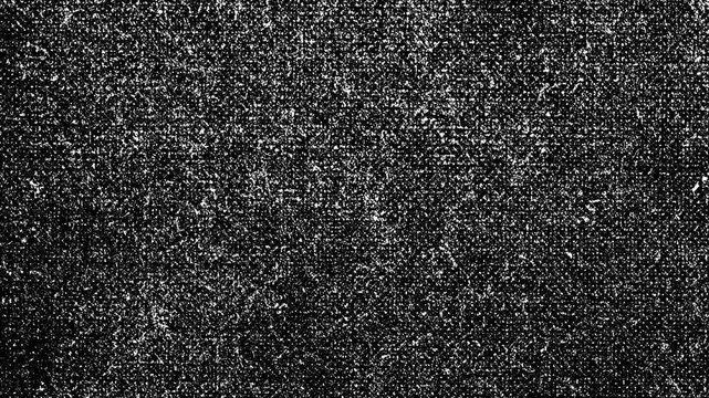 Animated White Halftone Dot Grunge Texture Background Overlay Loop.Vintage paper style motion graphic with abstract black halftone pattern and noise grain effect for video editing. 4k resolution