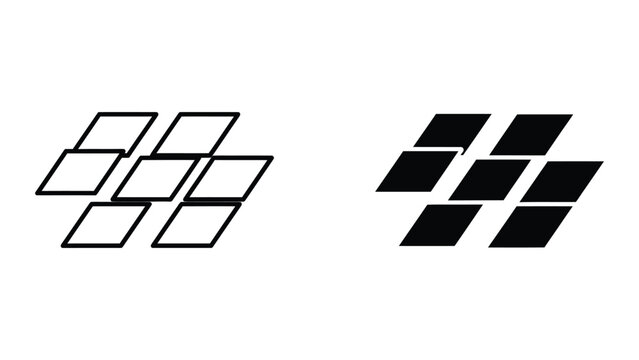 minimalist wifi and bluetooth icons flat design vector illustration