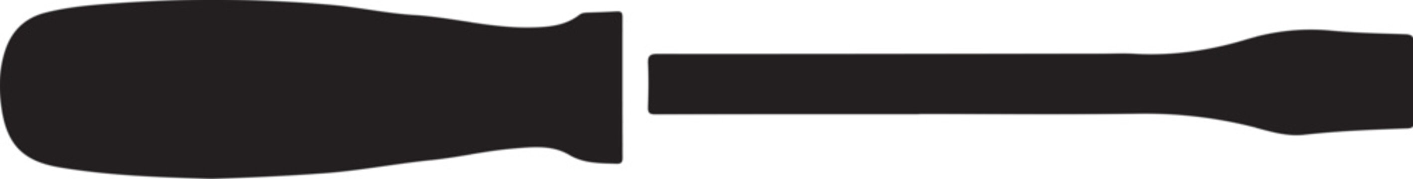 Vector flat screwdriver icon