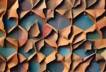 Obraz premium Natural wall decor featuring colorful seasonal changing leaves.