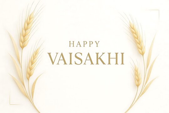 Happy Vaisakhi celebration of prosperity joy and new beginnings where golden fields shine with hope and happiness as the harvest season brings smiles to every heart this special festival marks the spi