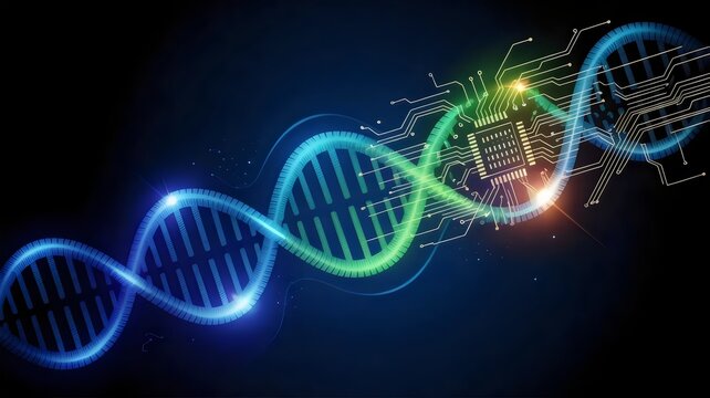 Metamorphosis of DNA to intricate circuit patterns &ndash; Suitable for evolutionary technology, bio-computing, or lab science.