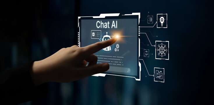 Futuristic AI assistant with autonomous agent capabilities, AI natural language understanding, and seamless business workflow AI integration. AI for modern productivity and tech solutions. Corpus