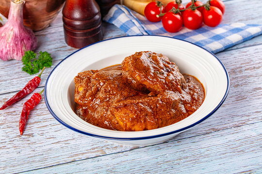Indian chicken thights tikka massala