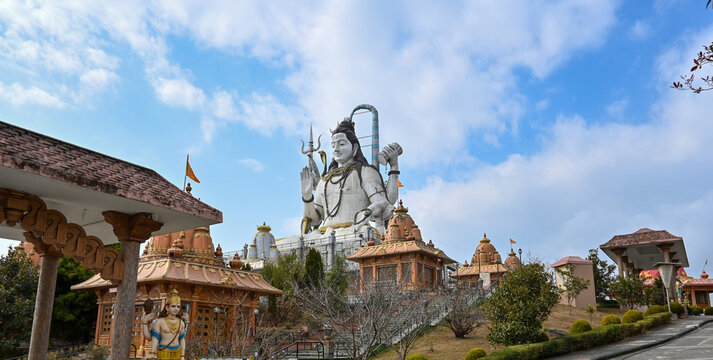 the Char Dham complex (also known as Siddhesvara Dham) located on Solophok Hill in Namchi, South Sikkim, India. 