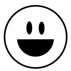 Fototapeta premium smiley icon button