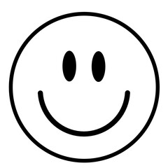 Obraz premium smiley face button