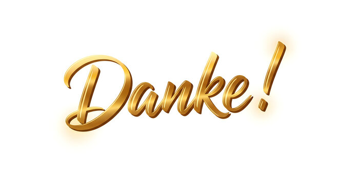 Golden german thank you expression