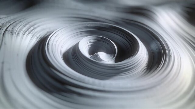 abstract pressure waves compressing and expanding into smooth flow for stress awareness and relaxation concept