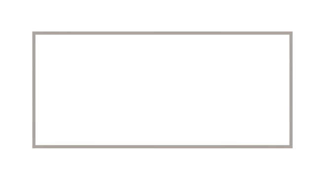 Abstract White Rectangle Frame on Gray Background, Minimalist Geometric Design