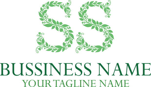 SS S ss initial logo | initial based abstract modern minimal creative logo, vector template image. luxury logotype logo, real estate homie logo. typography logo. initials logo