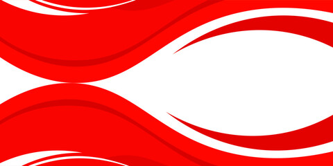 Modern red wave background. Graphic design for banner, presentation. modern concept © abdus
