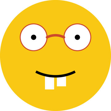 Funny Nerd Face Emoji