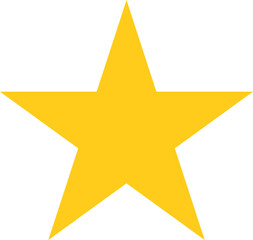 Obraz premium Golden Star Shape