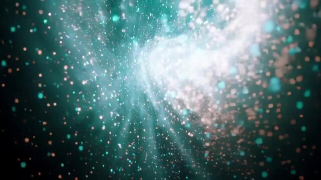 Magical Light Particles Floating &ndash; Fantasy Glow Background Loop 4K