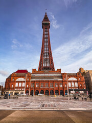 Fototapeta premium The Blackpool Tower in Blackpool, UK.