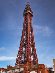 Fototapeta premium The Blackpool Tower in Blackpool, UK.