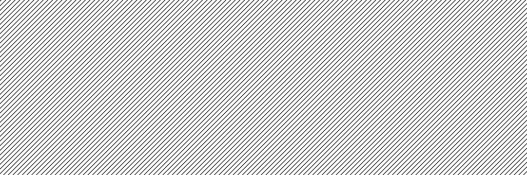 Seamless line slash pattern strip with fine diagonal lines minimal monochrome abstract vector background delicate parallel stripe texture geometric design