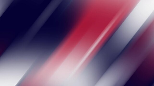 Abstract red, white, and blue blurred stripes pattern suitable for patriotic, festive backgrounds, designs, and decorations for a variety of themes.