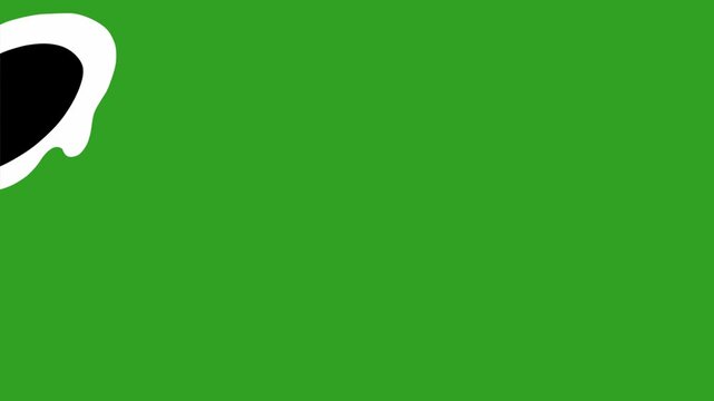2D FX Animated Hand-Drawn Liquid Transitions Pack on Green Screen | Fluid Doodle Wipe Effects