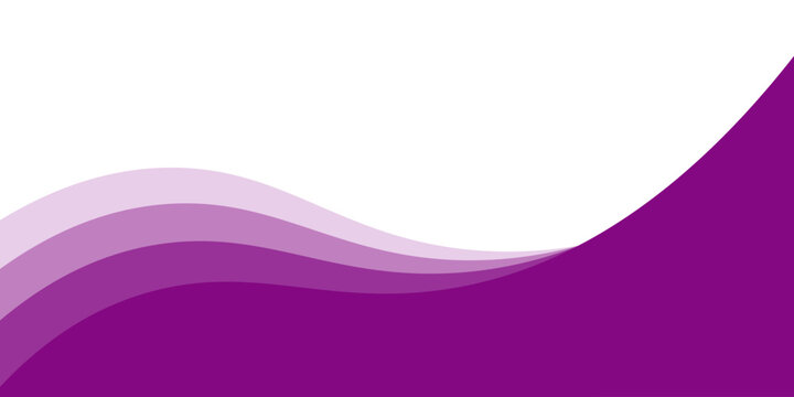 Abstract Purple Wave Background With Layered Curves and Smooth Flowing Gradient for Modern Design,eps10