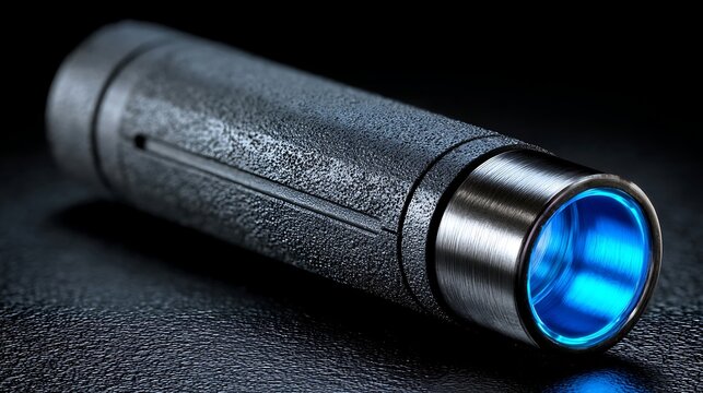 Modern mdi asthma inhaler on dark medical background wallpapers