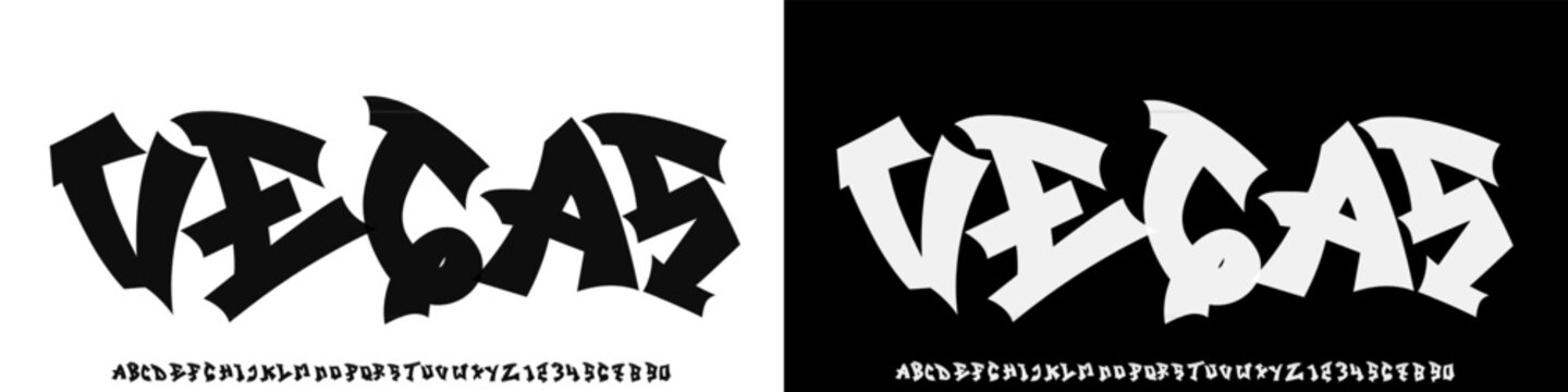 Dark creative font,black metal font underground music bloody rock root horror satanic alphabet typeface. Uppercase. Vector illustration