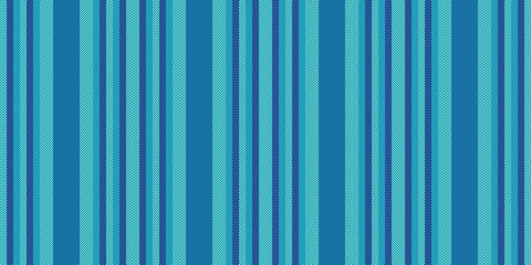 Obraz premium Darment lines textile fabric, string vector stripe pattern. Bdvertising background vertical texture seamless in cyan and teal colors.