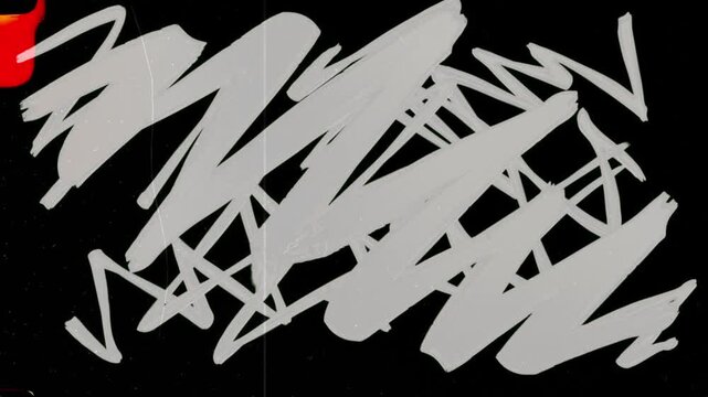 Animated handmade grunge brush stroke transitions pack