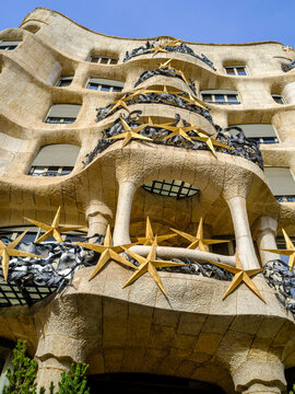 Plan rapproch&eacute; de la maison de Gaudi