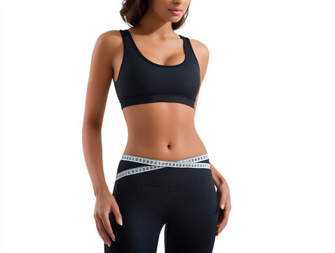 Classic Fit model showing waistline tape