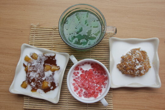 indonesia traditional porridge on table