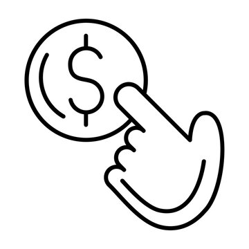 Pay per click Vector Icon