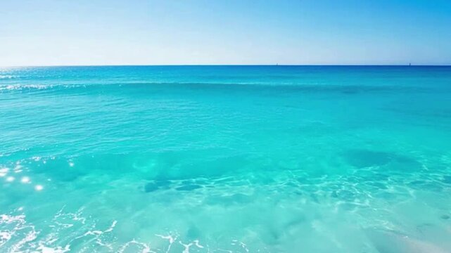 여름바다 파도 풍경 피서 여행