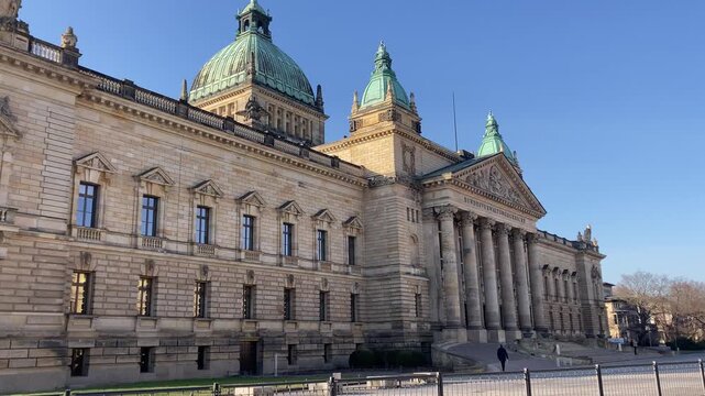 Leipzig, Germany, Federal court building, historical architecture