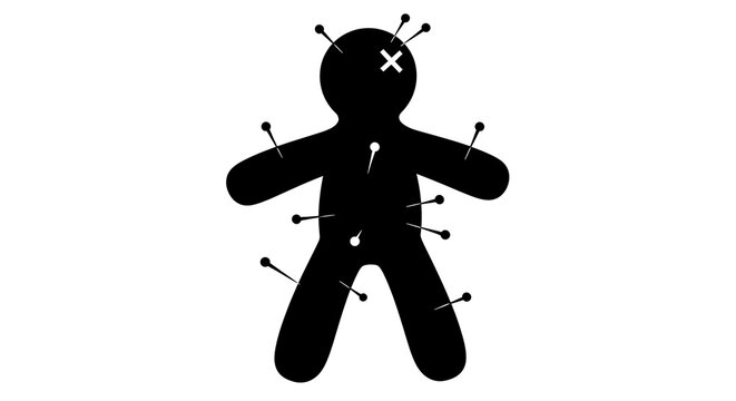 Voodoo doll silhouette