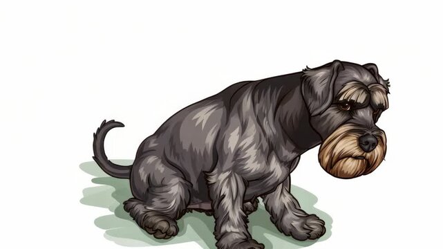 Portrait of a Shaggy Dog