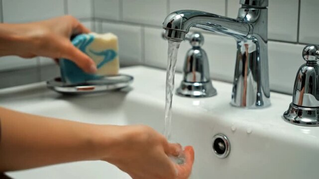 Washing hands