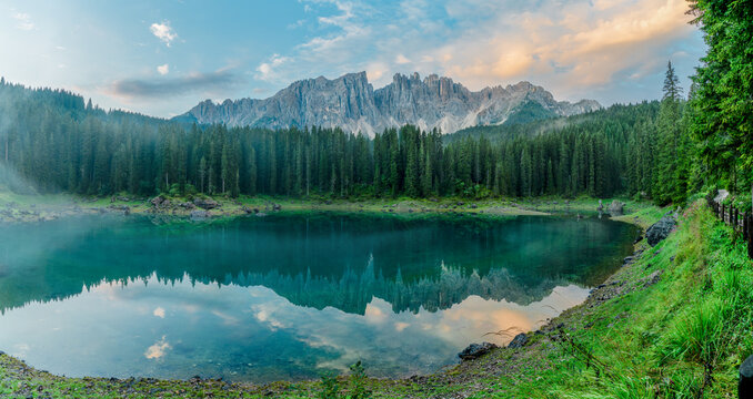 Karersee &ndash; &bdquo;M&auml;rchensee der Dolomiten&ldquo;