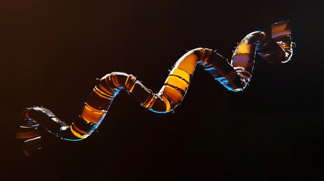 Alternative Genetic Polymer Strand with Amber Information Glow