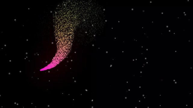 ring particles logo titles animation circle background