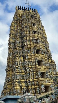 Historic Sri Muthumariamman Hindu Temple  in Matale, Sri Lanka