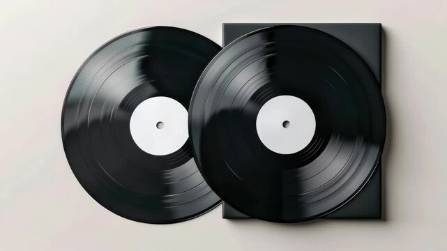 Vinyl Records with Faces