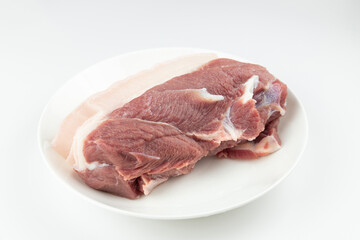 Fototapeta premium A piece of fresh pork