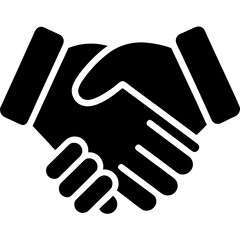 Obraz premium Helping Hands Support Silhouette Icon