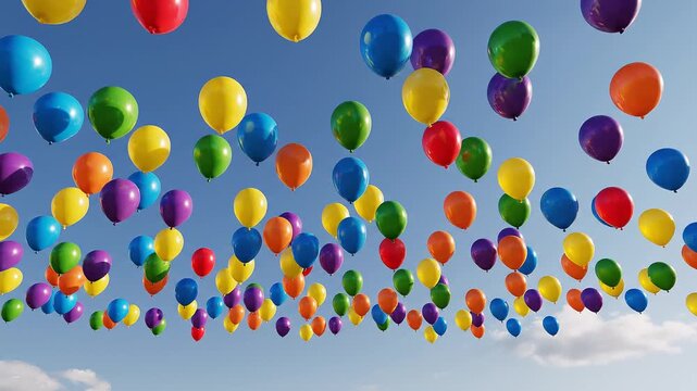colorful party balloons