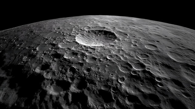 High-resolution view of Mercury's barren grey surface